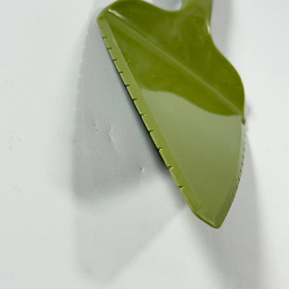 VTG Foley Pie Cake Server Kitchen Tool Avocado Green Nylon Plastic Retro MCM 10